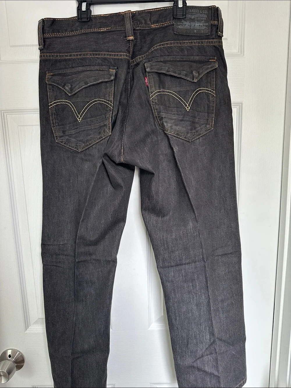 Levi's Men's Dark Gray Straight Jeans